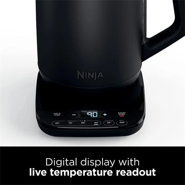 Ninja Perfect Temperature Rapid Boil Kettle 1.7 Litre - Black | Kt200uk - Image 2