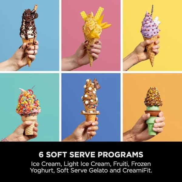 Ninja Swirl by CREAMi 13-in-1 Soft Serve & Ice Cream Maker NC701UK - Image 4