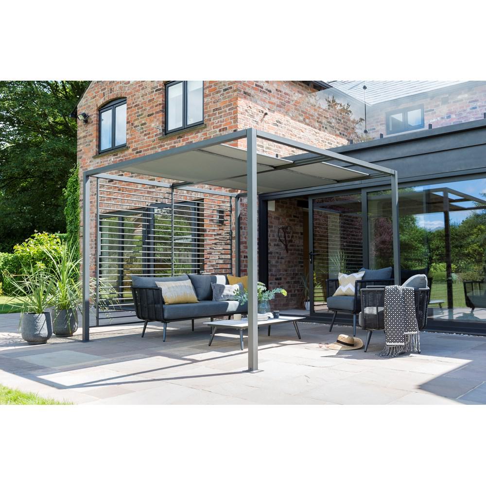 Norfolk Leisure Sliding Roof Sun Gazebo 2.8m x 2.8m