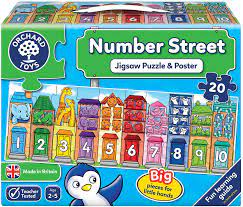 Number Street Jigsaw Puzzle