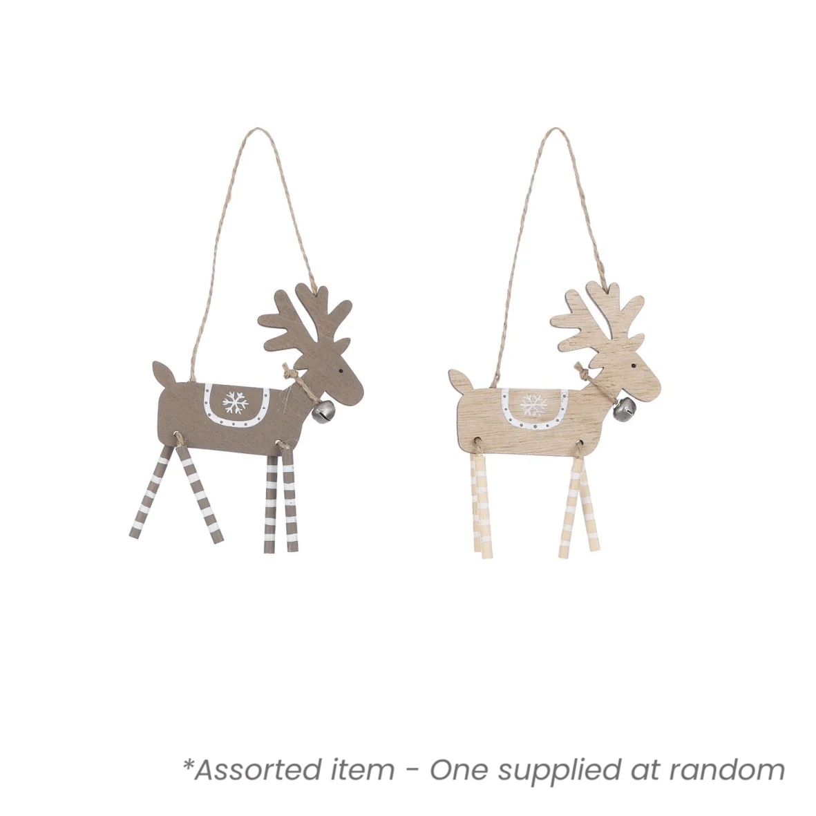 Ornamental 12cm Brown Deer Assorted - One Supplied