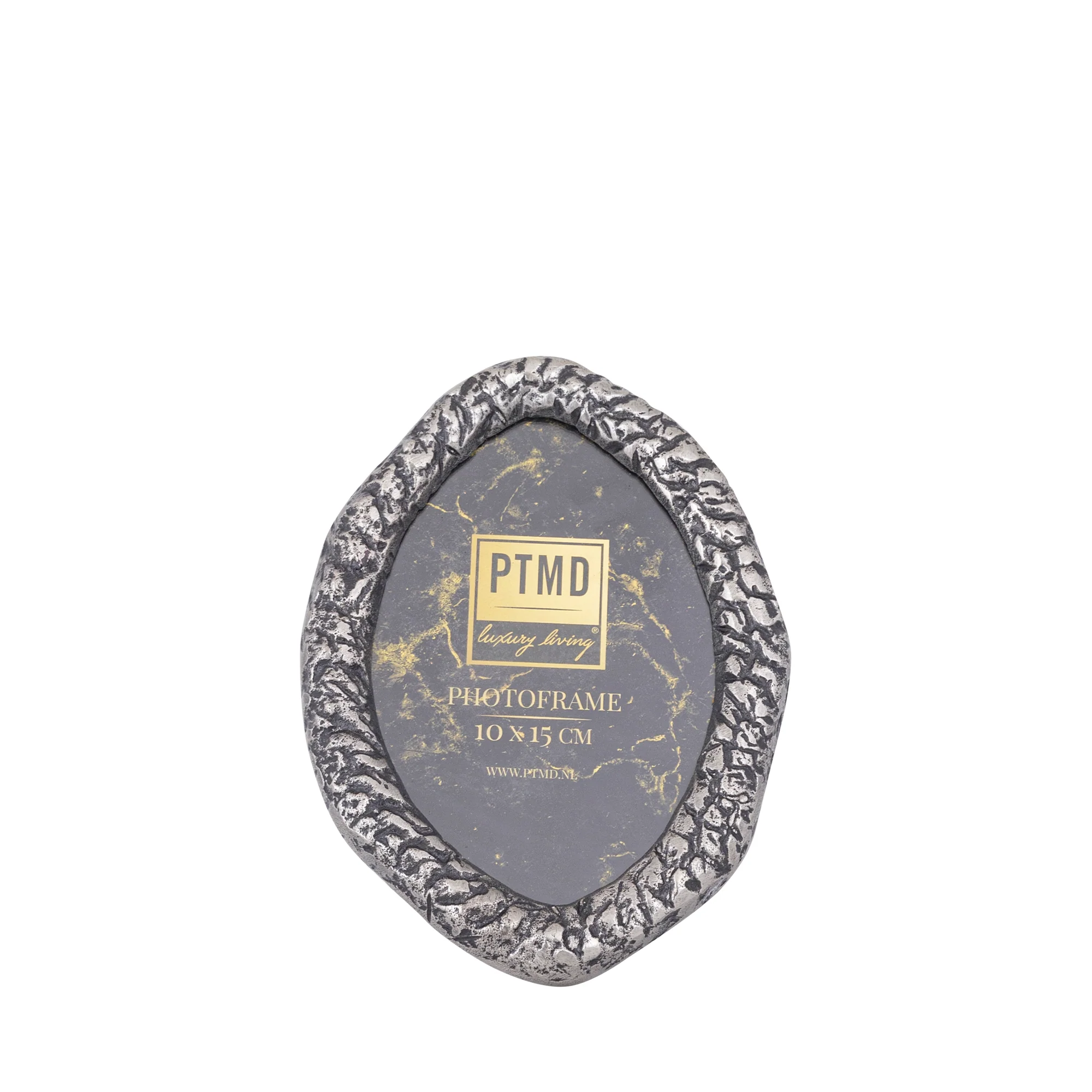 Paislie Nickel Cast Alum Photo Frame Oval 10 x 15cm