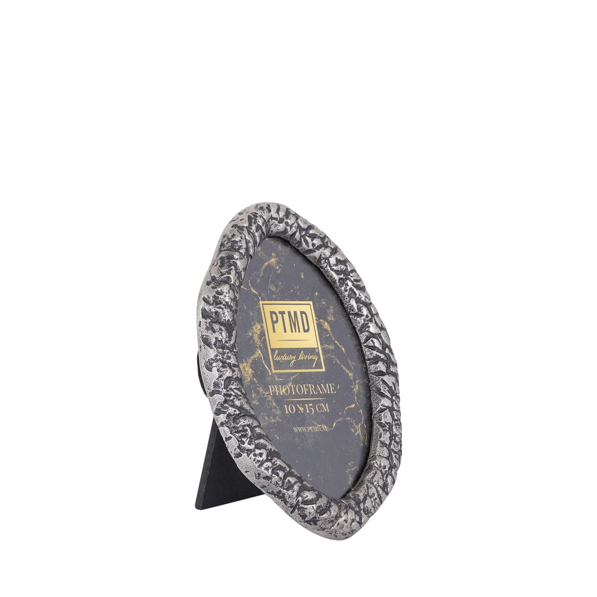 Paislie Nickel Cast Alum Photo Frame Oval 10 x 15cm - Image 2