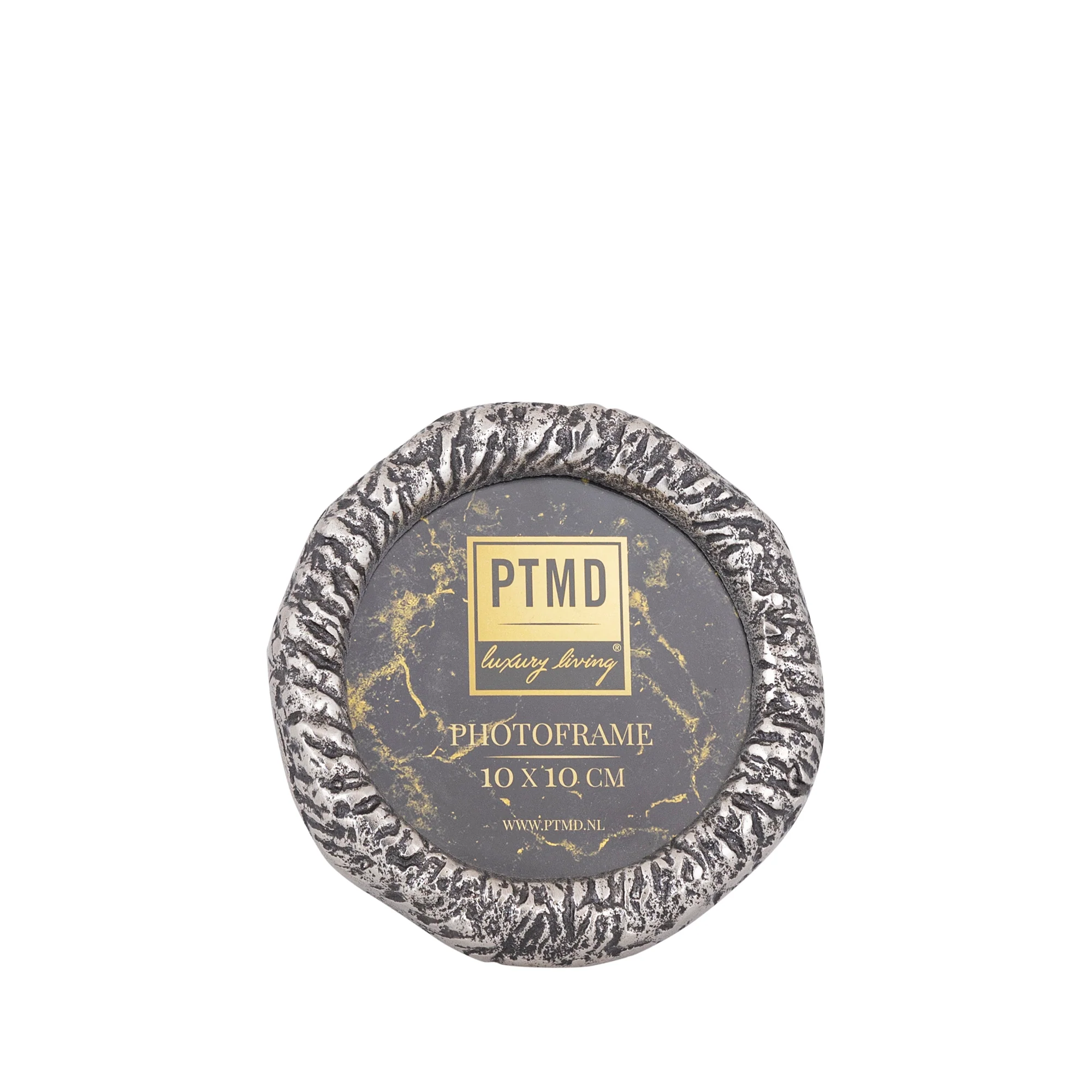 Paislie Nickel Cast Alum Photo Frame Round 10 x 15cm