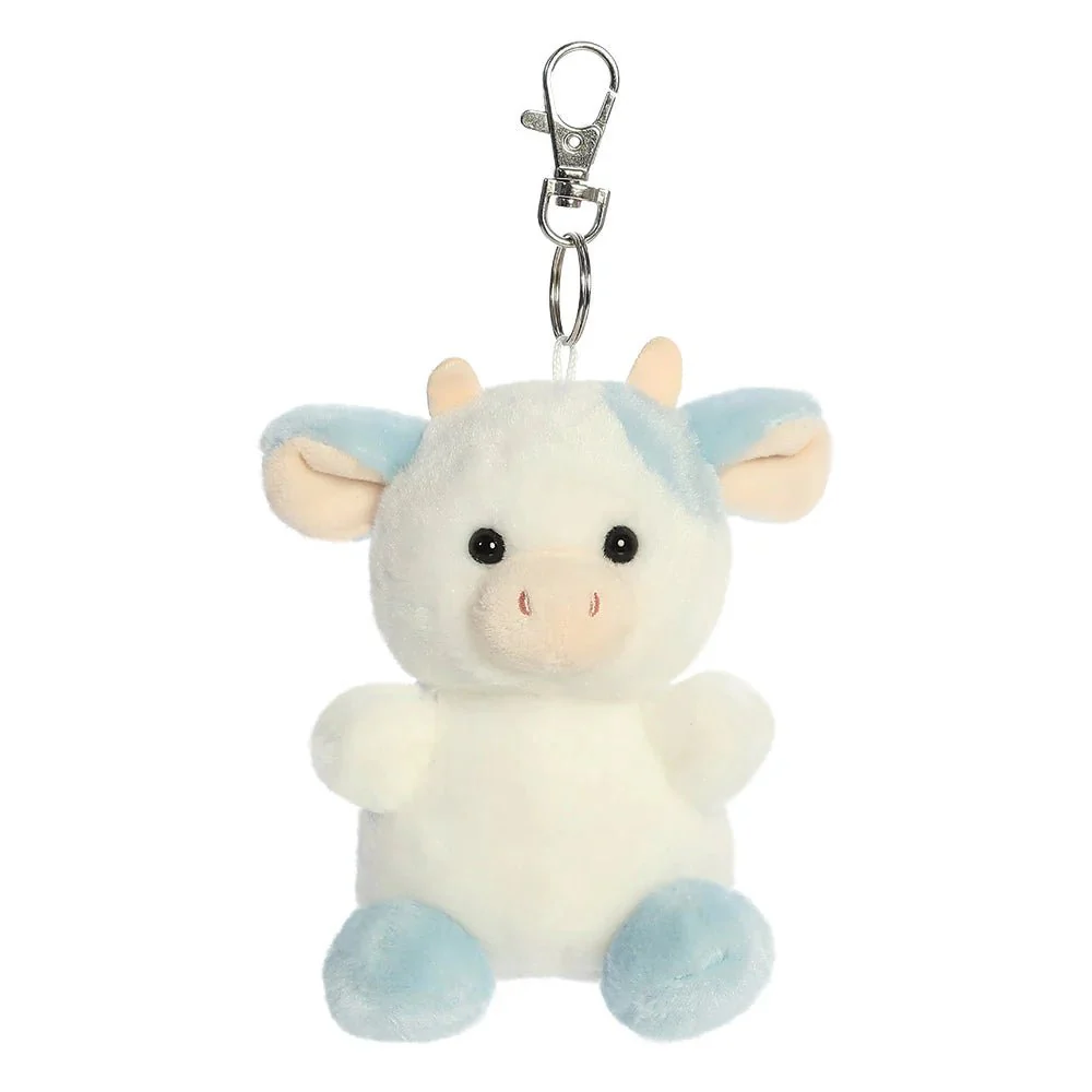 Palm Pals 4" Skyla Blueberry Cow Clip-On