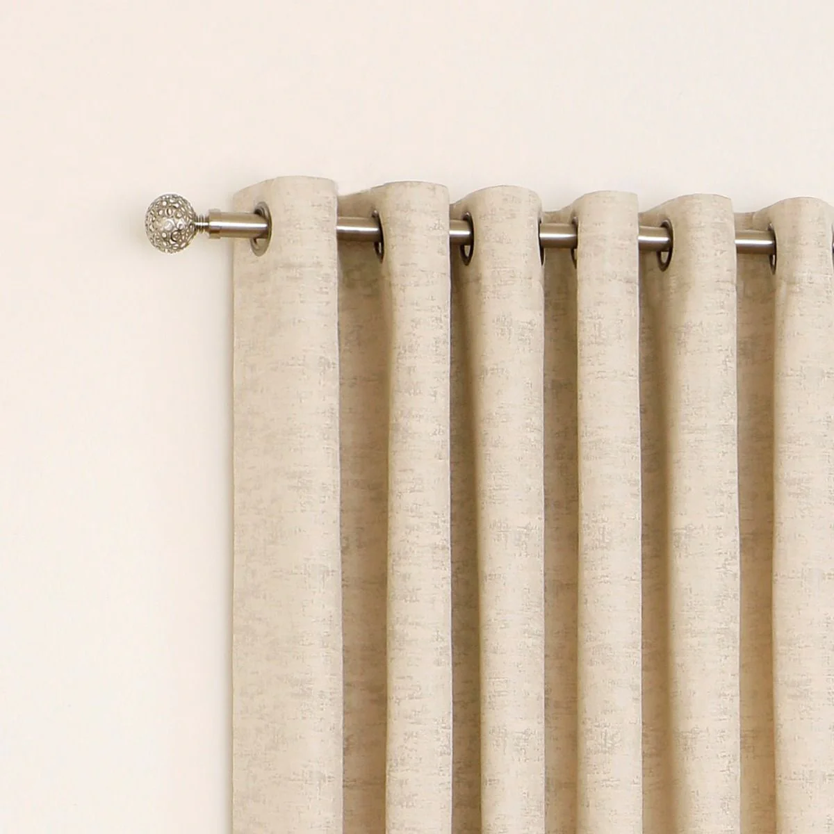 Parkin Pearl Eyelet Curtains 90 x 90 - Image 2