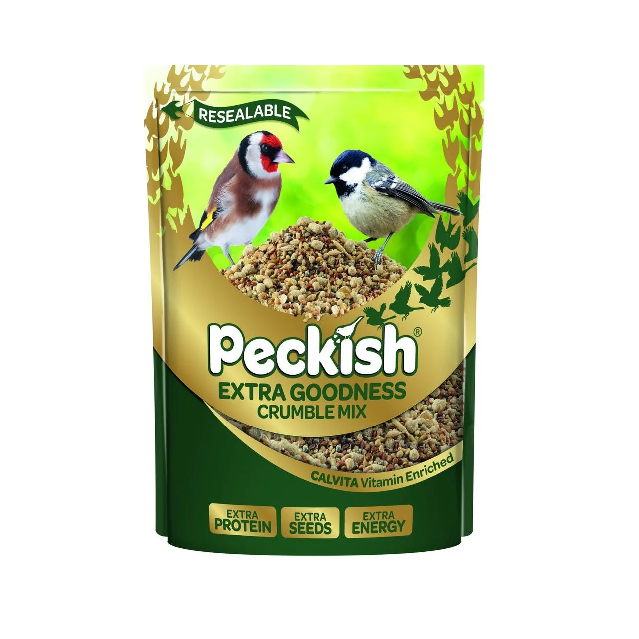 Peckish Extra Goodness Crumble Mix Bird Food 1kg
