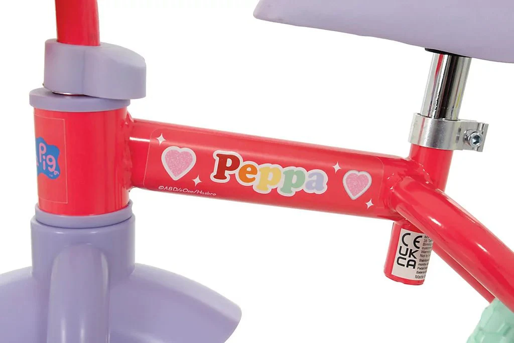 Peppa Pig My First 2 in 1 10″ Training Bike - Image 4