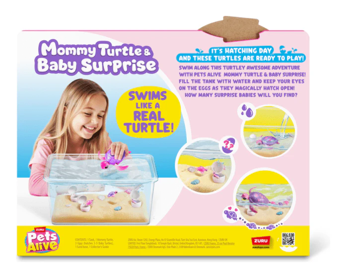 Pets Alive Mama & Baby Surprise Mama Turtle - Image 6