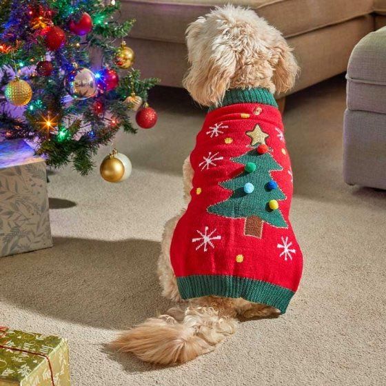 Pets Christmas Jumper TreeMagic - 45cm