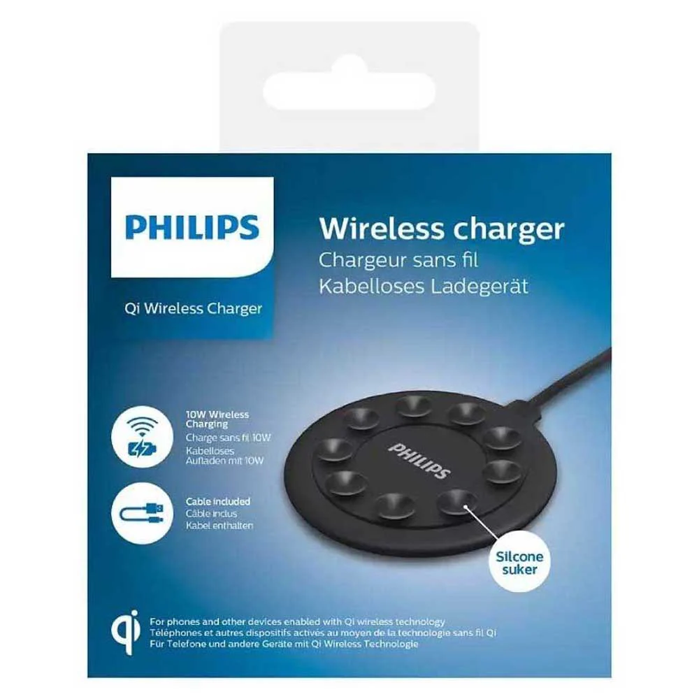 Philips QI Wireless Charger with Suction Cap