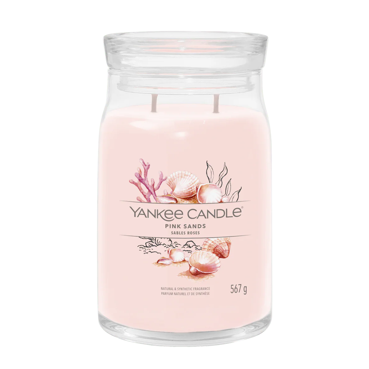 Pink Sands Signature Large Jar Yankee Candle 567g