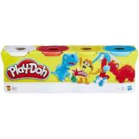 Playdoh 4Pk Colour Assorted
