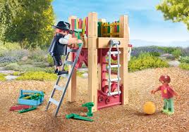 Playmobil Carpenter works at the Playground - Image 2