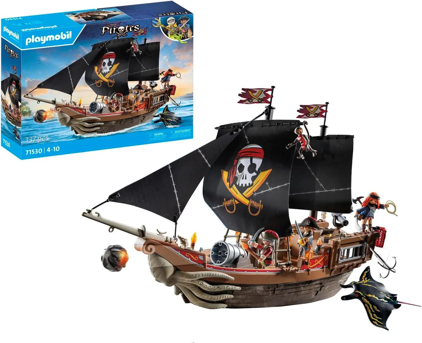 PLAYMOBIL Large Pirate Ship - Image 3