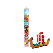 Plus-Plus Viking Ship 100 Pcs Tube