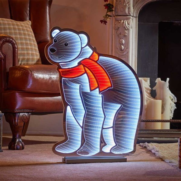 Polar Bear 40cm, 253leds Low Voltage Infinity