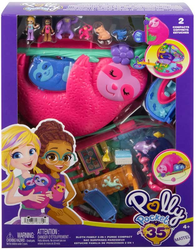 Polly Pocket Sloth Purse