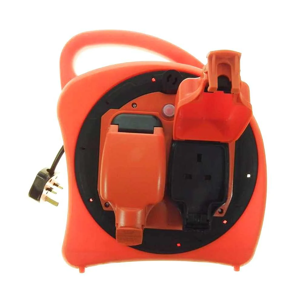 Powermaster 20 Metre Weatherproof Cable Reel With Ip54 Sockets