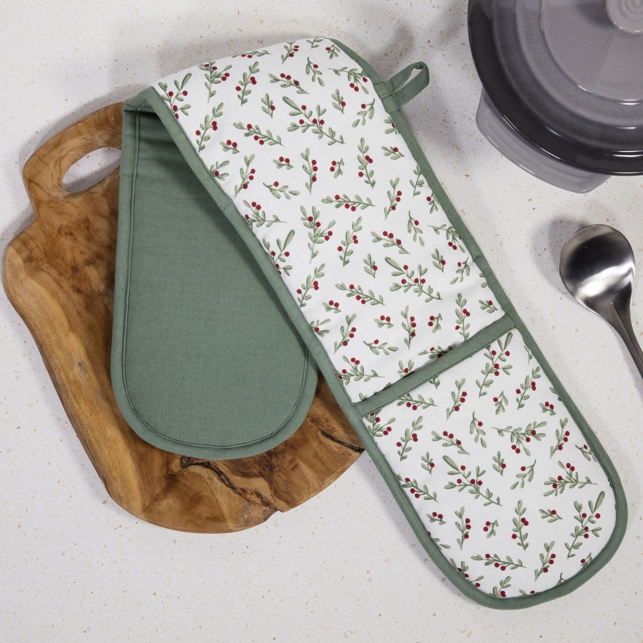 Premier 90cm Hollyberry Double Oven Glove - Image 2