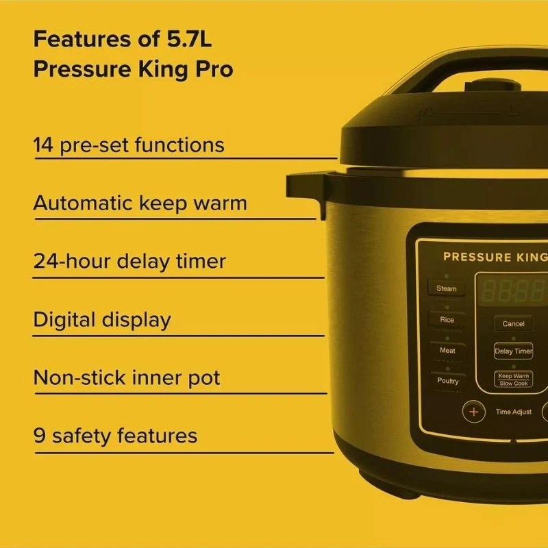 Pressure King Pro 5.7 Litre MultiCooker - Image 5