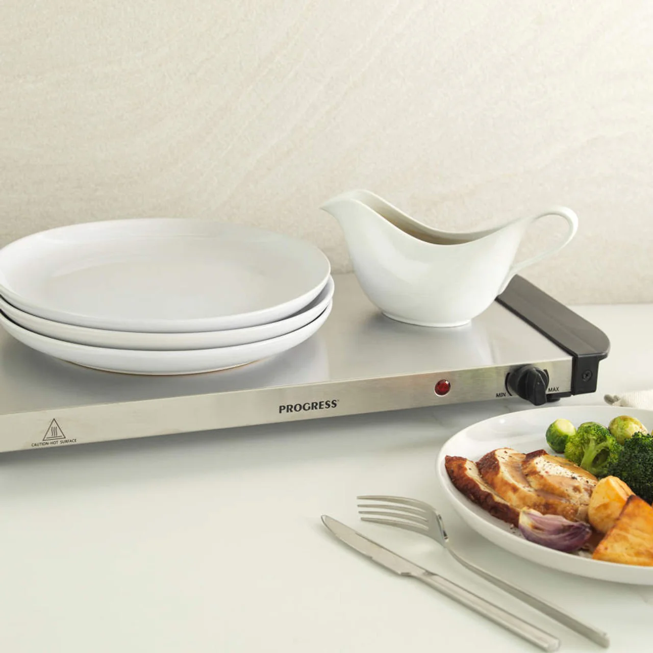 Progress 3 Pan Food Warmer Buffet Server, 3 x 1.5L - Image 6