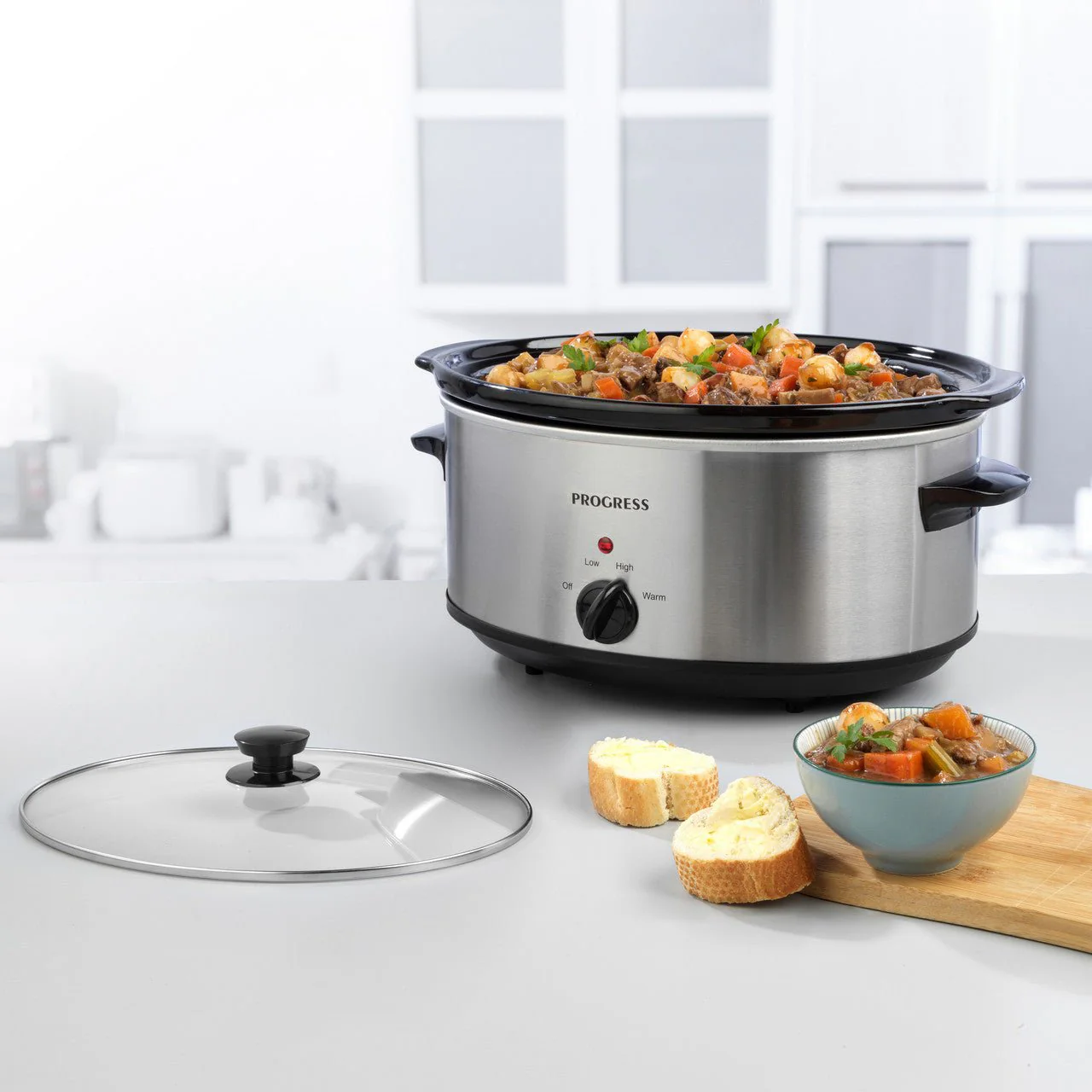 Progress 6.5L Oval Slow Cooker - 300 W - Image 8