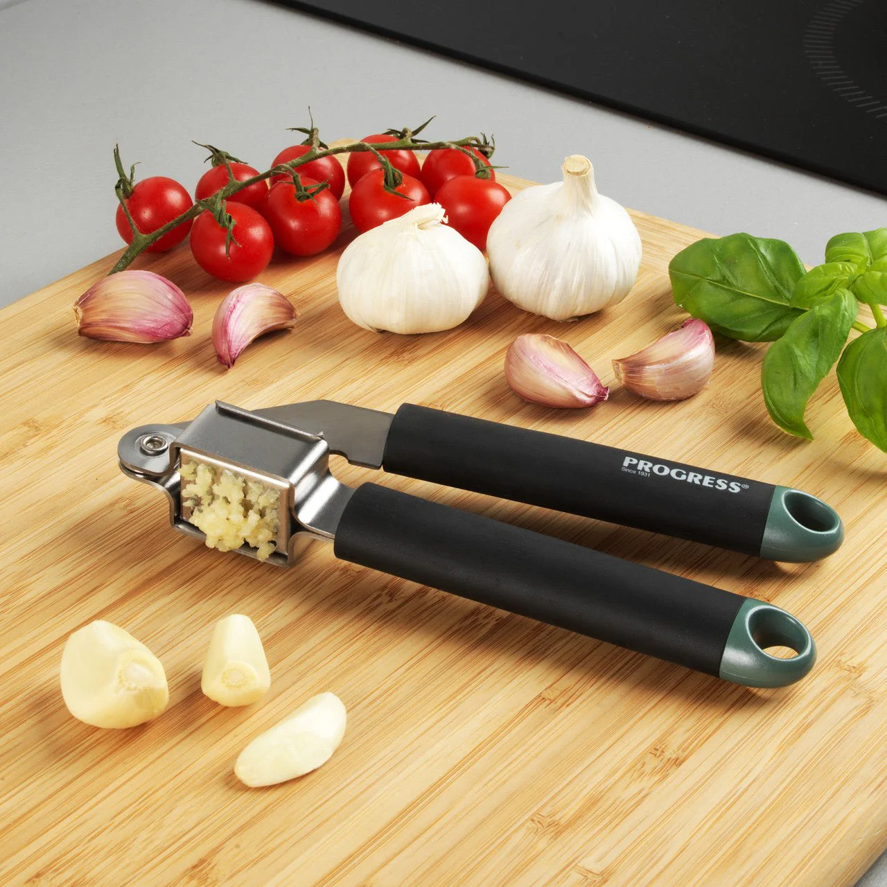 Progress Shimmer Green Garlic Press - Image 2