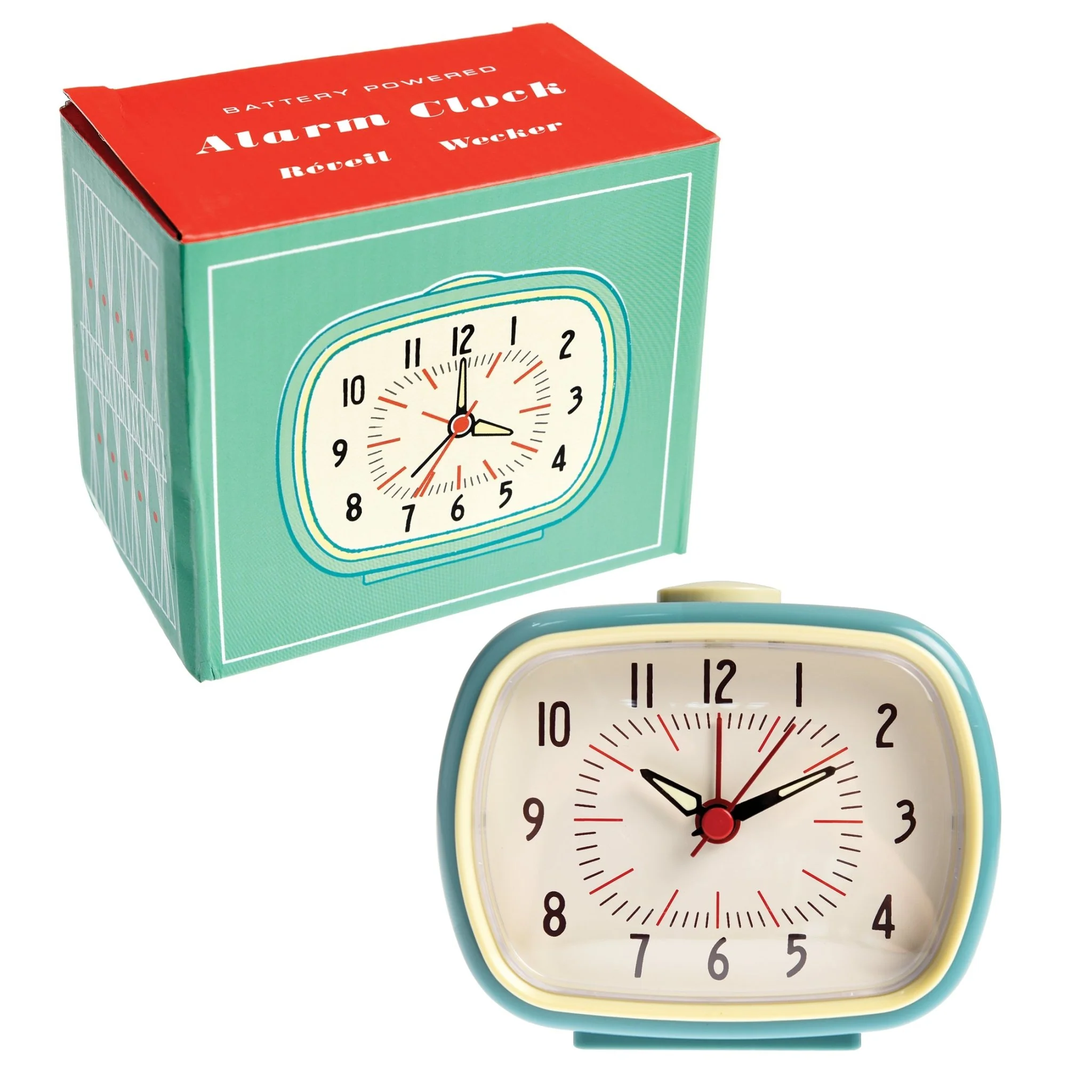 Retro alarm clock - Light Blue - Image 2