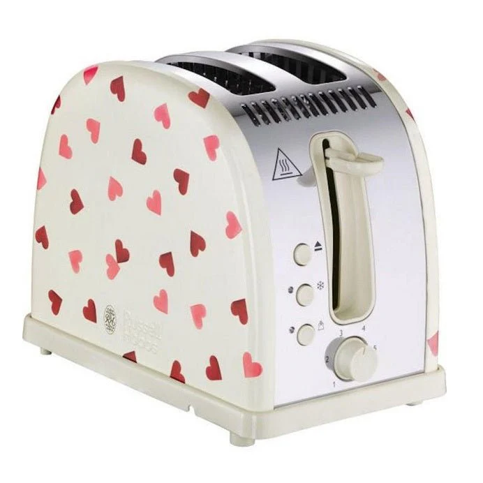 Russel Hobbs- 28340 I Emma Bridgewater 2 Slice Pink Hearts Toaster