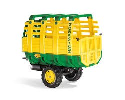 Rolly Hay Wagon Green Single Axle