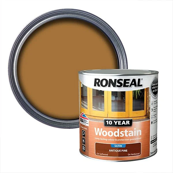 Ronseal 10 Year Woodstain - Antique Pine 750ml