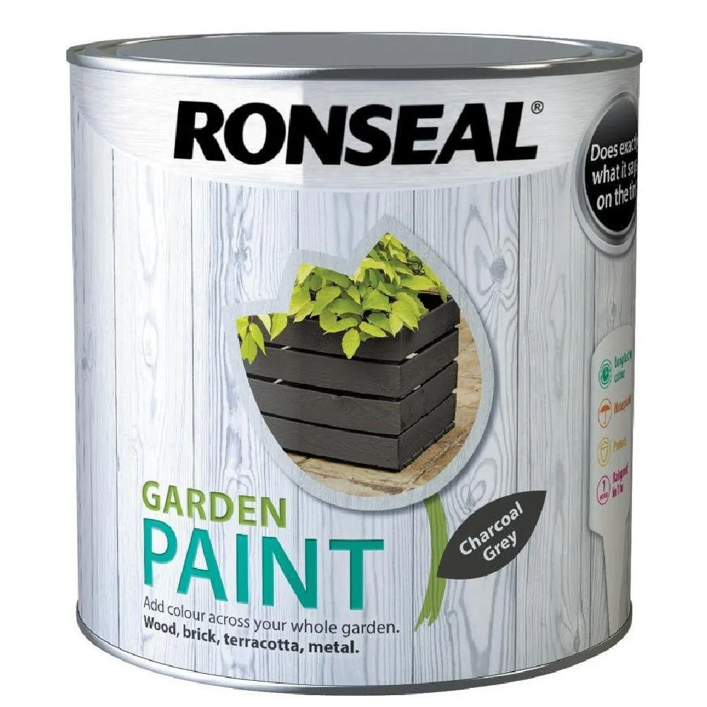 Ronseal Garden Paint Charcoal Grey 2.5L