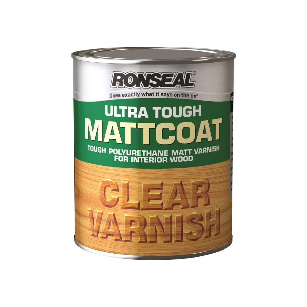 Ronseal Ultra Tough Varnish Matt - 250ml Clear - Image 2