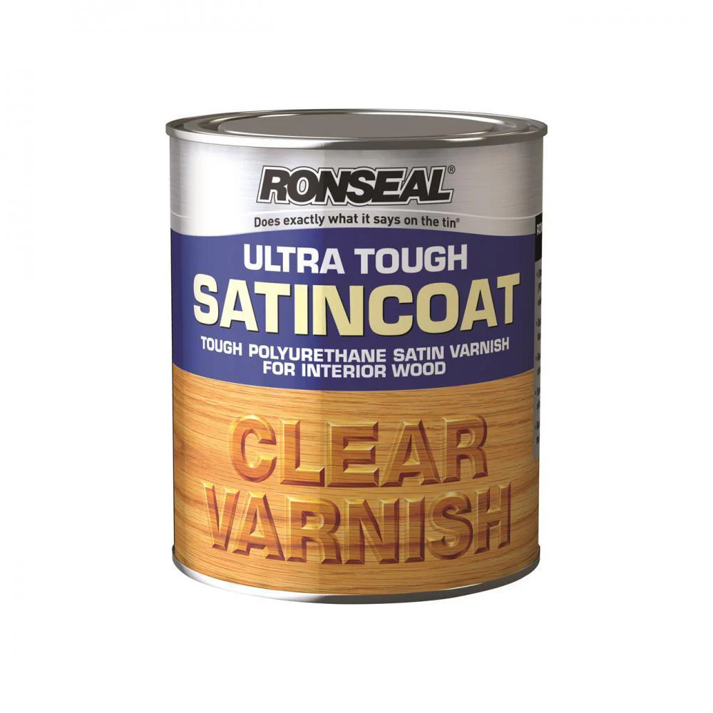 Ronseal Ultra Tough Varnish Satin - 250ml Clear - Image 2