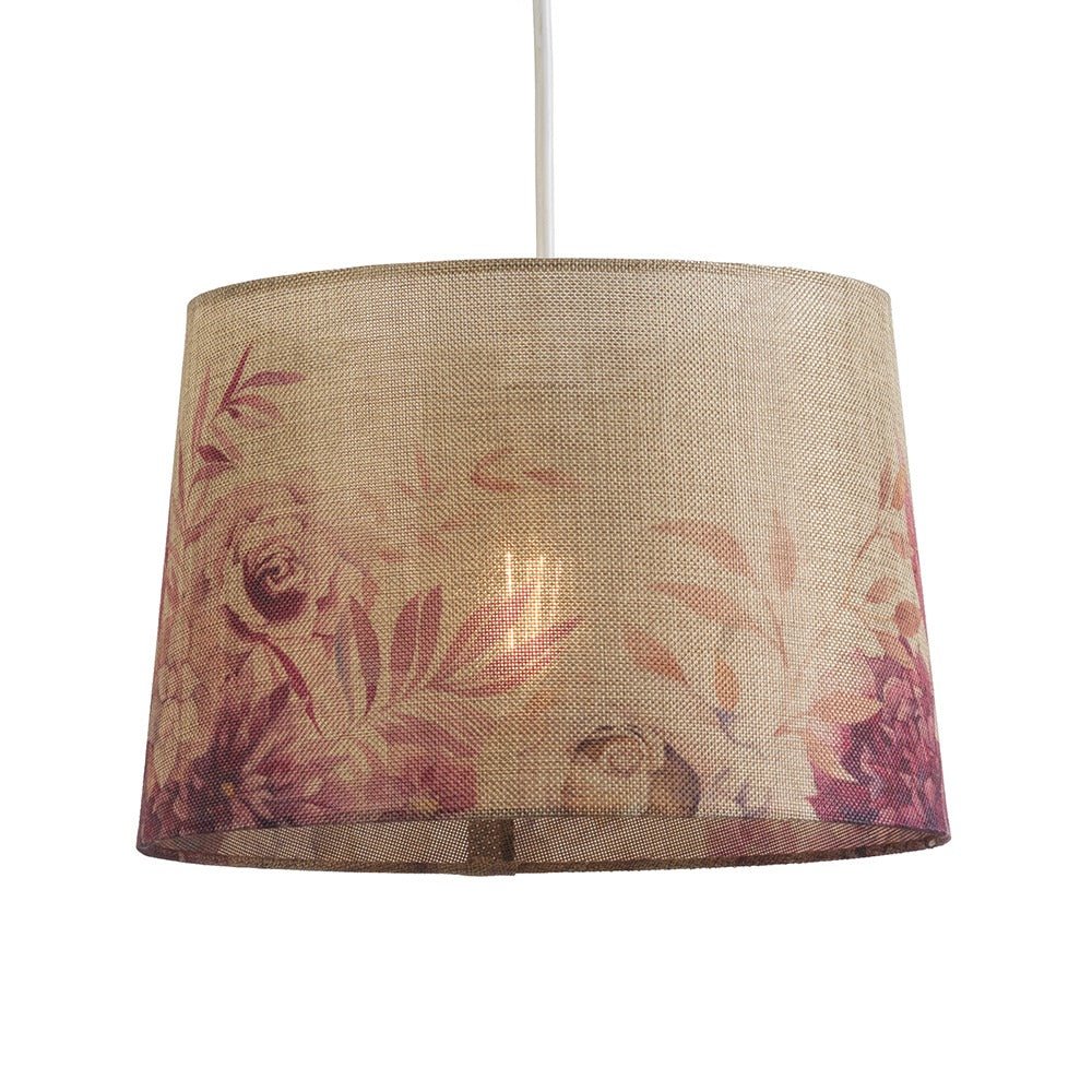 Roses Drum Ceiling Shade 12" - Image 2
