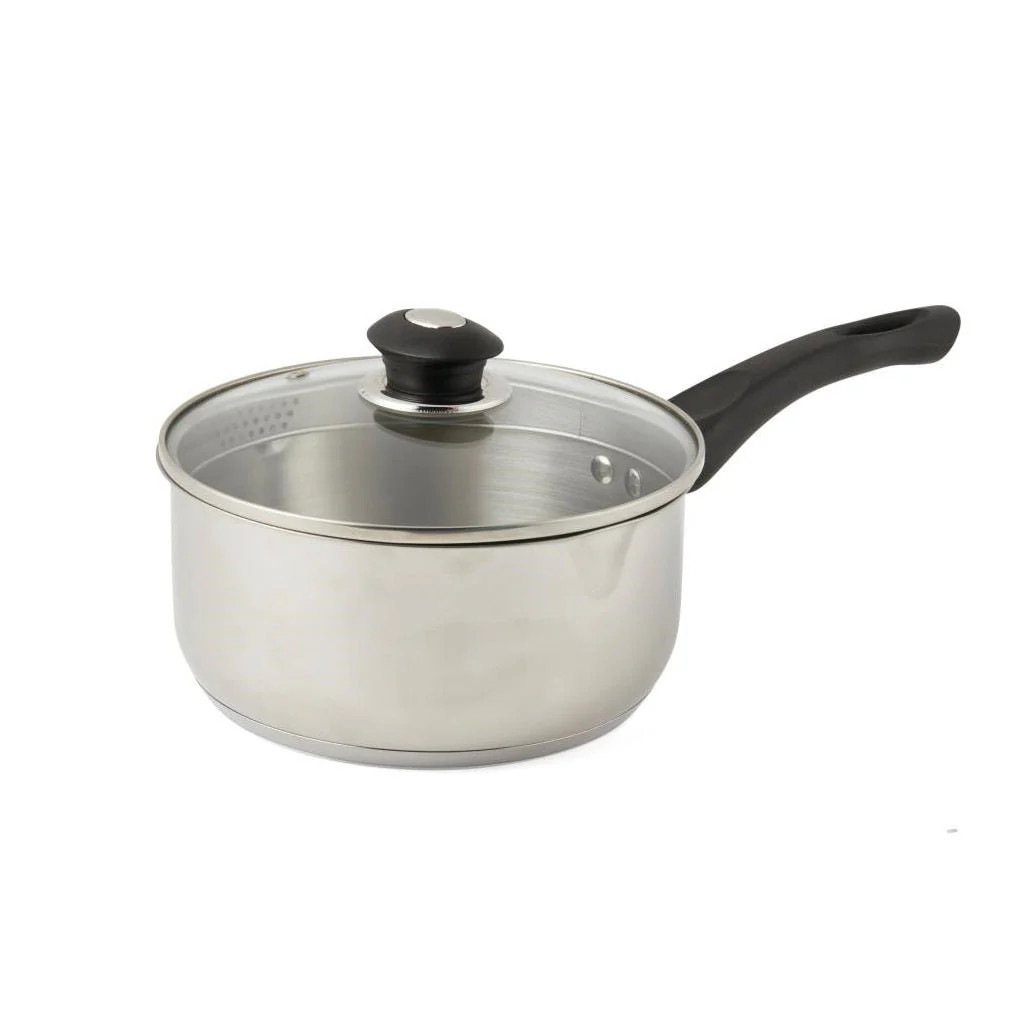Russell Hobbs 20cm Stainless Steel Saucepan with Pouring Lip