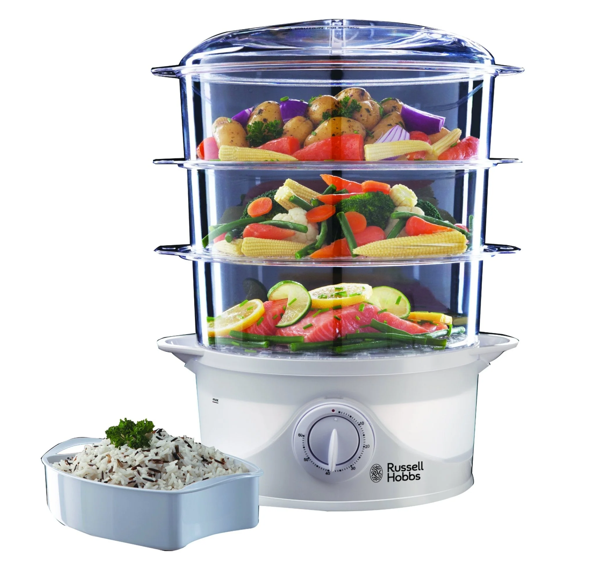 RUSSELL HOBBS 21140 3 TIER FOOD STEAMER