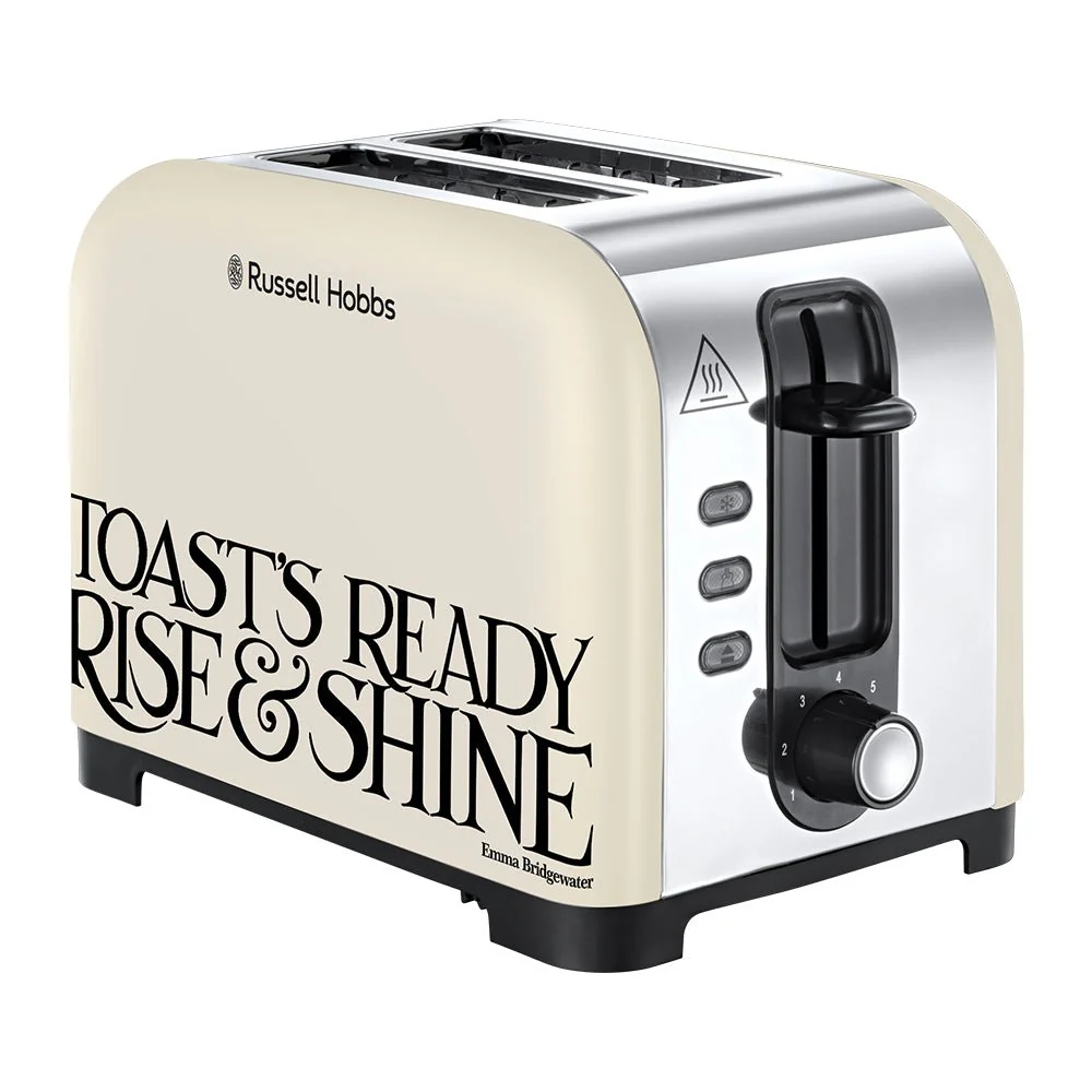 Russell Hobbs - 23538 I Emma Bridgewater Toast & Marmalade 2-Slice Toaster - Cream - Image 2