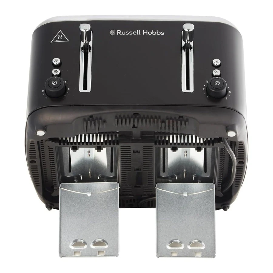 Russell Hobbs Addison 4 Slice Toaster – Black | 27740 - Image 3