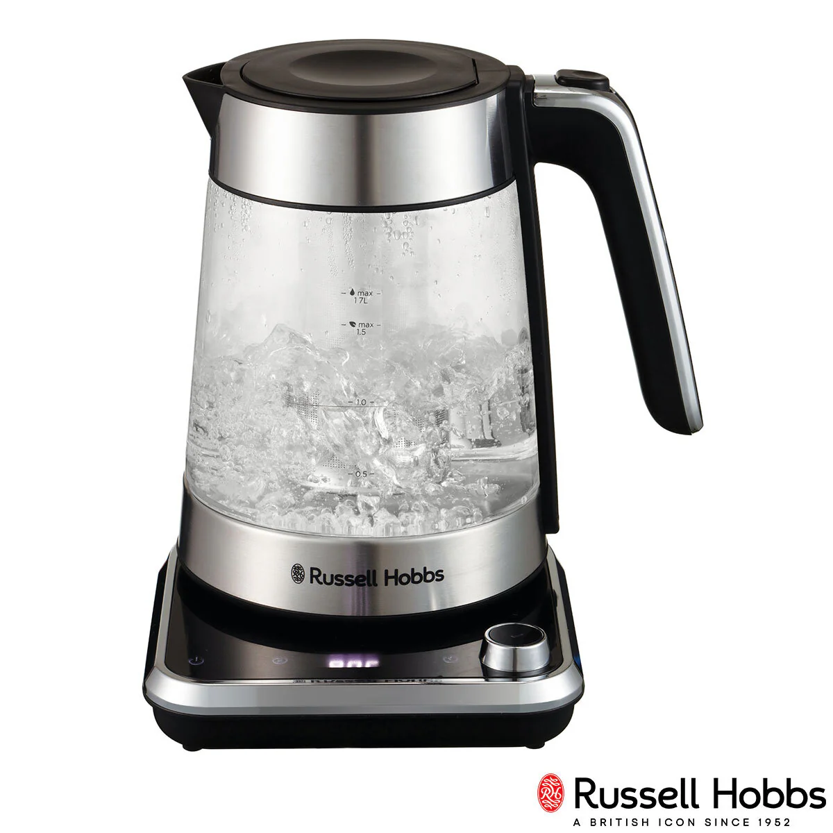 Russell Hobbs Attentiv Kettle 1.7L - Brushed Stainless Steel | 26200 - Image 2