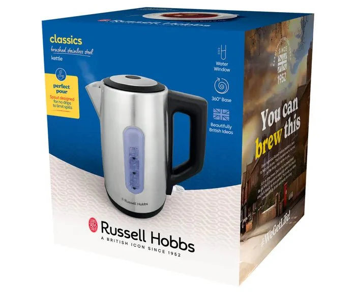 Russell Hobbs Heaton Stainless Steel 1.7L Kettle - 27380 - Image 6