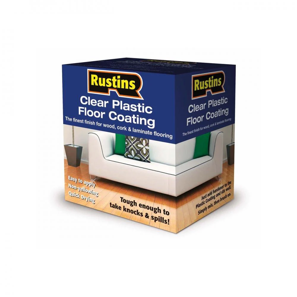 Rustins Plastic Floor Coating Trade Pack Gloss Paint - - Image 2