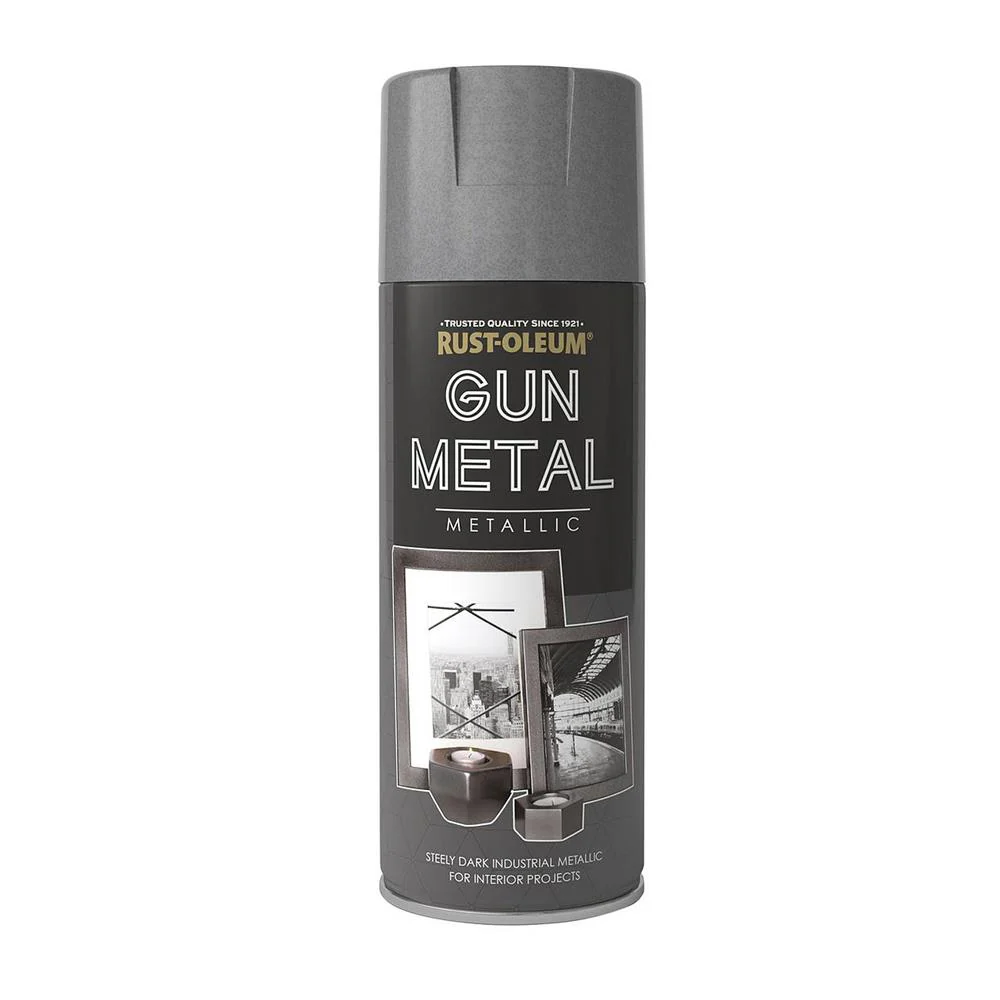 Rustoleum Elegant Gun Metal Grey Metallic 400ml