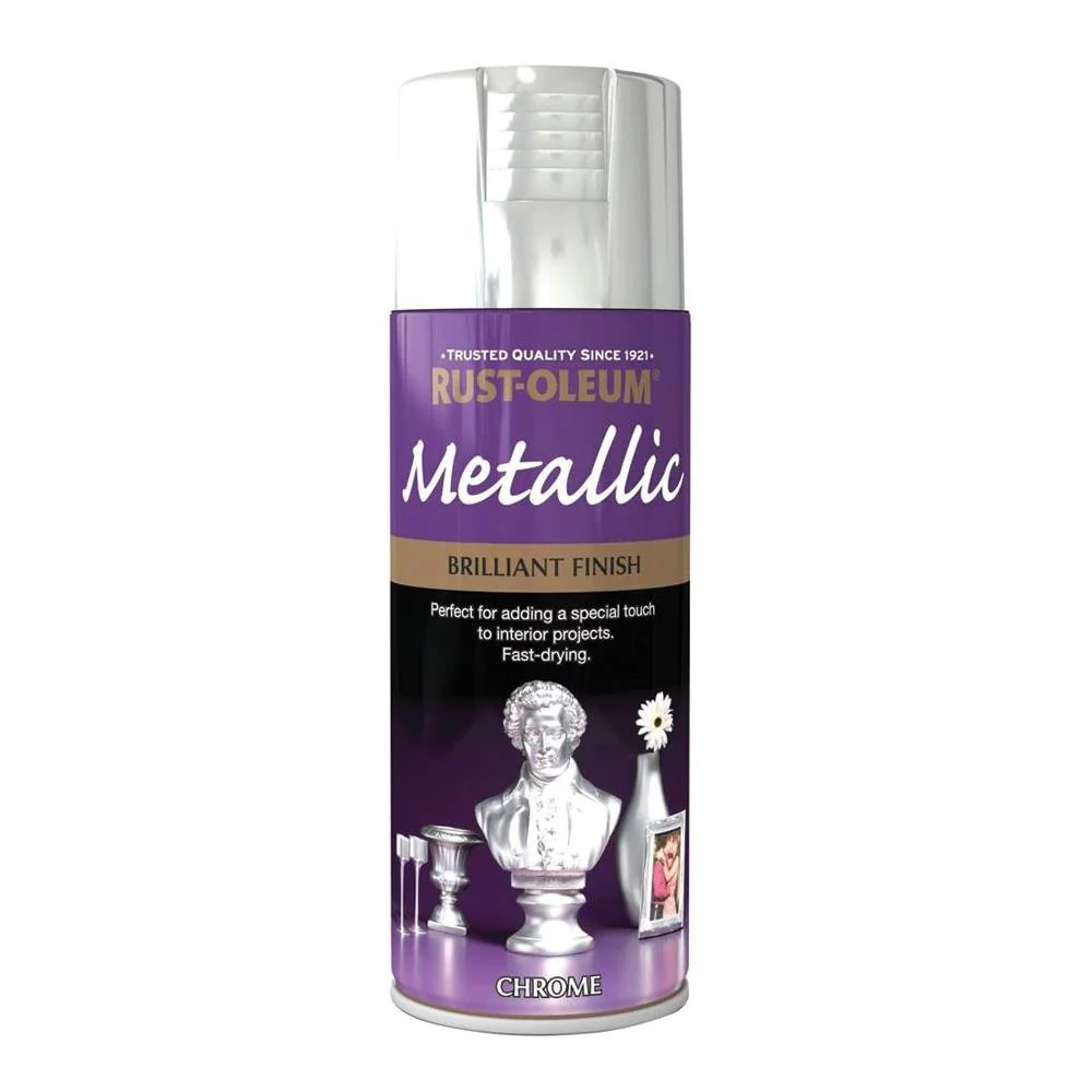 Rustoleum Painters Touch Multi-Purpose Spray Paint 400ml - Metallic Chrome