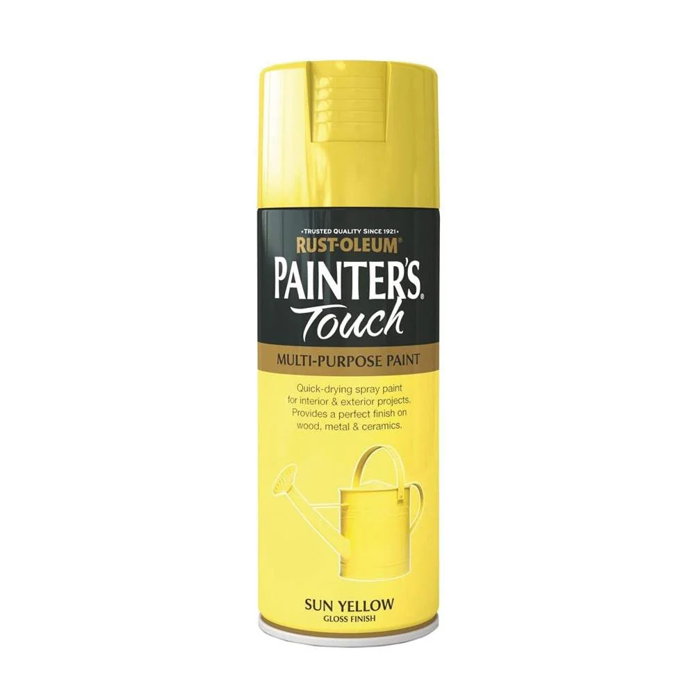Rustoleum Painters Touch Multi-Purpose Spray Paint 400ml - Sun Yellow