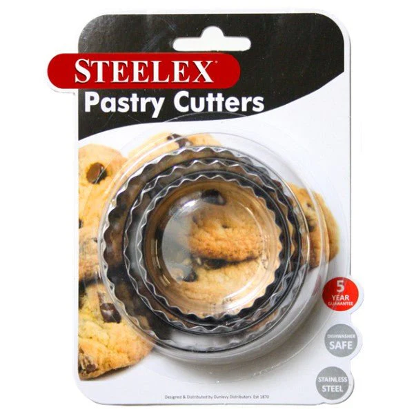 S/S Pastry Cutters Set 3 - Steelex