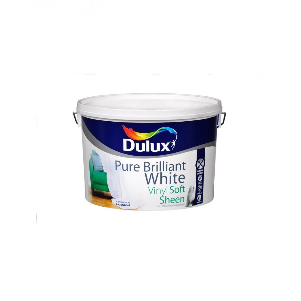 Dulux Soft Sheen 10L White Dulux