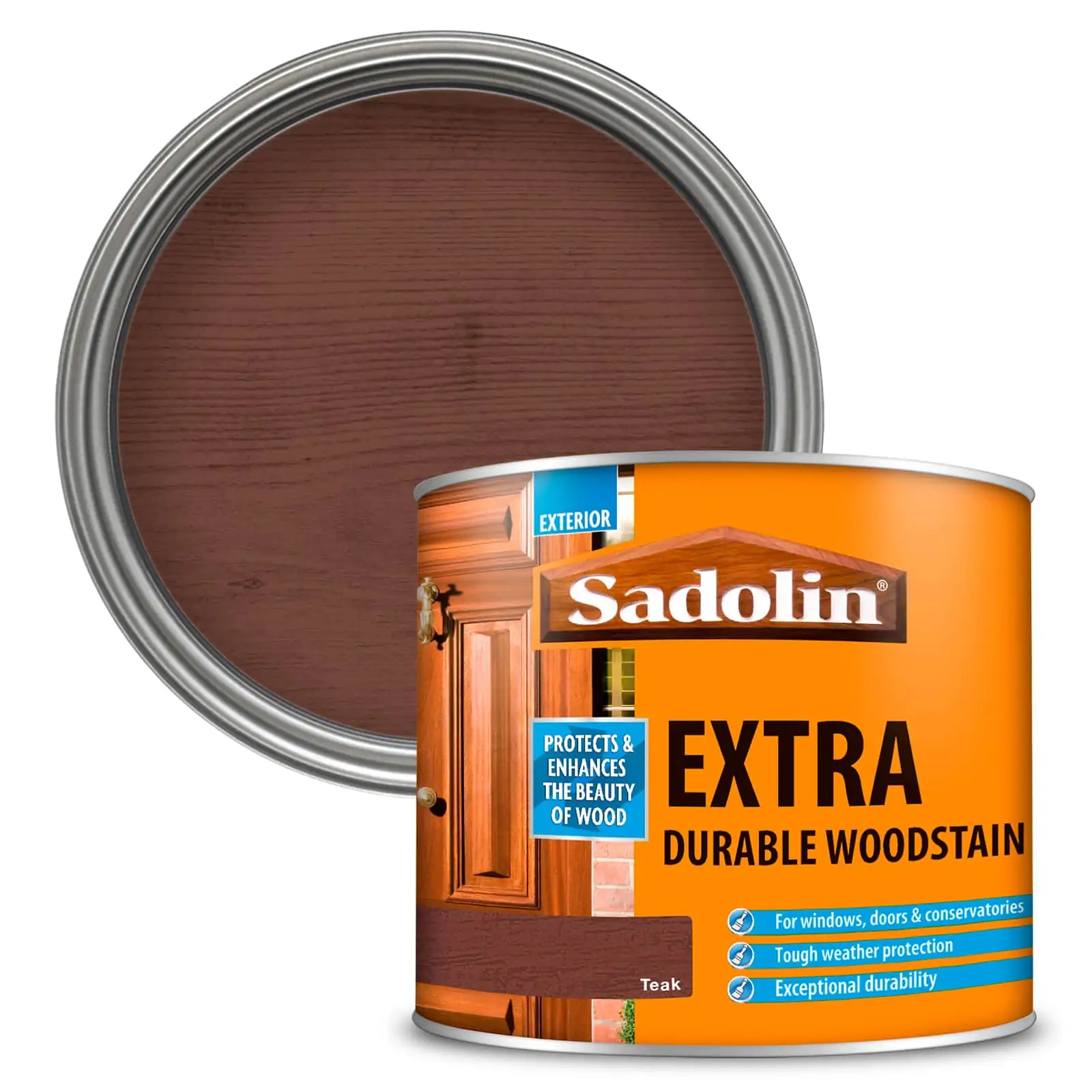 Sadolin Extra Durable Woodstain Teak 500ml