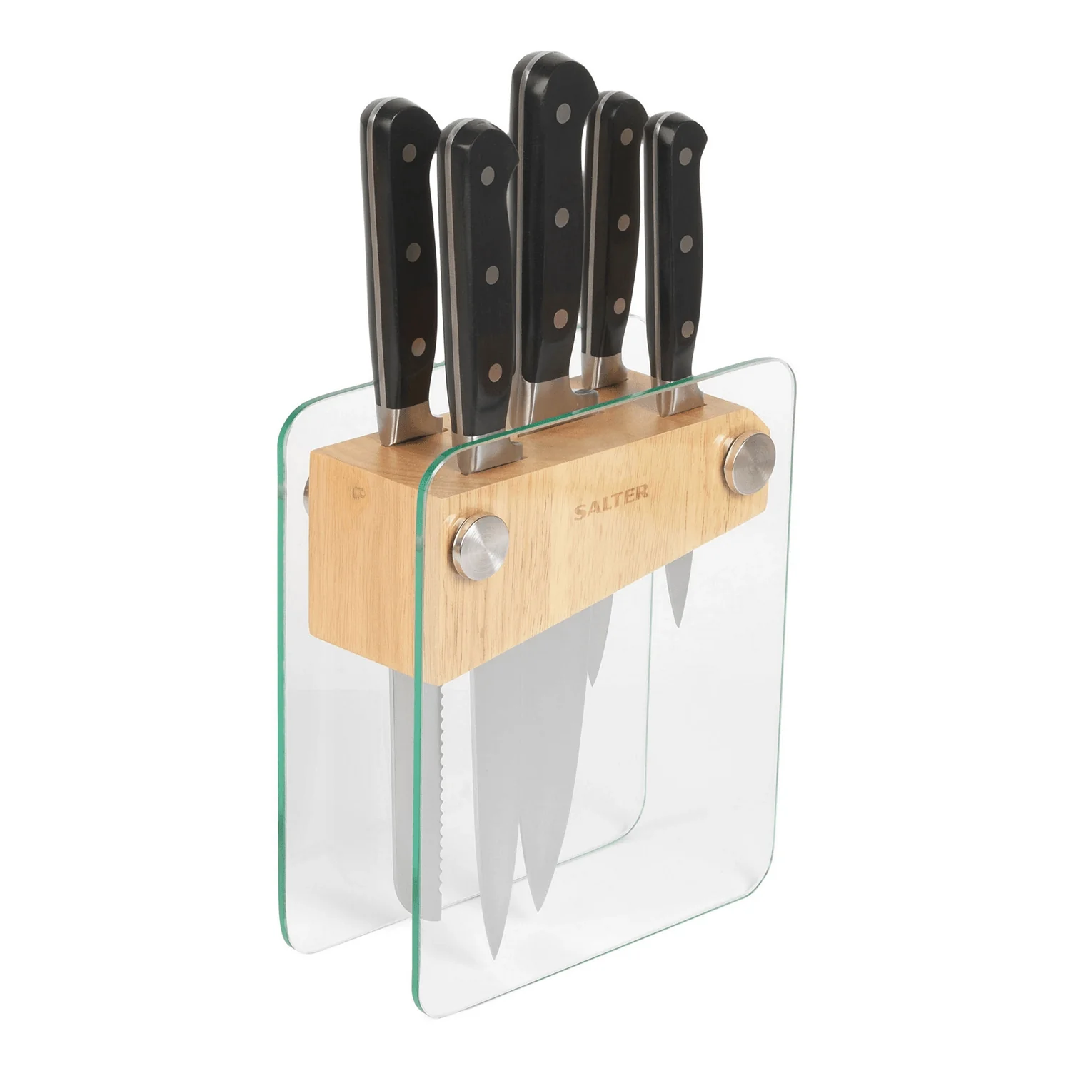 Salter 5pc Professional Knife Block Set